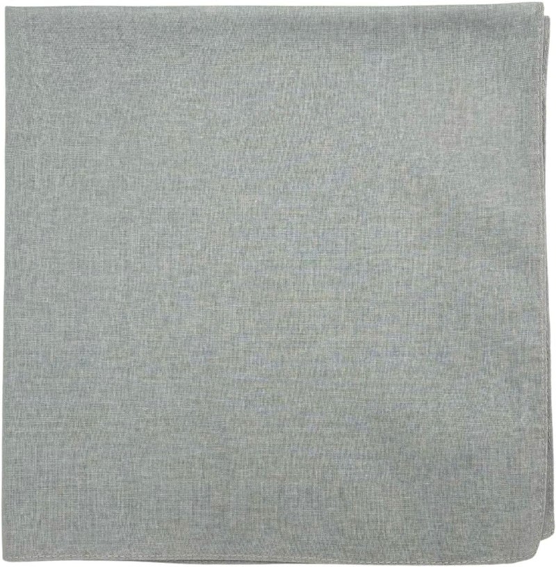 MD Style 100% Cotton Solid Color Bandana for Men & Women 22" x 22" Handkerchief Headband Scarf - Image 1